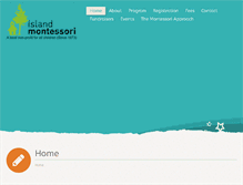 Tablet Screenshot of islandmontessori.com
